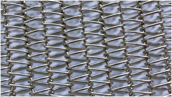 balanced wave mesh belt